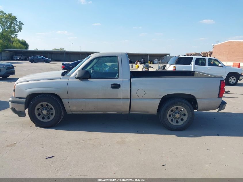 2006 Chevrolet Silverado 1500 Work Truck VIN: 3GCEC14V36G257716 Lot: 43299342