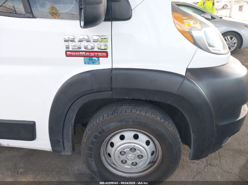 2019 Ram Promaster 1500 High Roof 136 Wb VIN: 3C6TRVBG7KE515864 Lot: 43299343