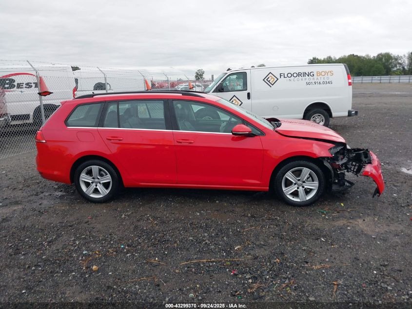 2015 Volkswagen Golf Sportwagen Tdi S 4-Door VIN: 3VWFA7AU4FM507584 Lot: 43299370