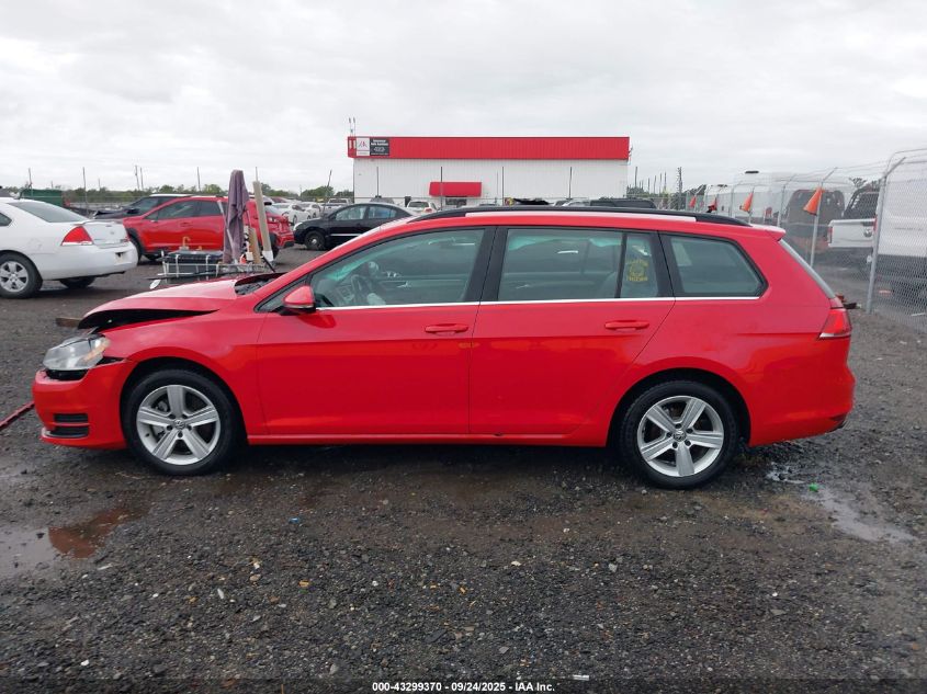 2015 Volkswagen Golf Sportwagen Tdi S 4-Door VIN: 3VWFA7AU4FM507584 Lot: 43299370