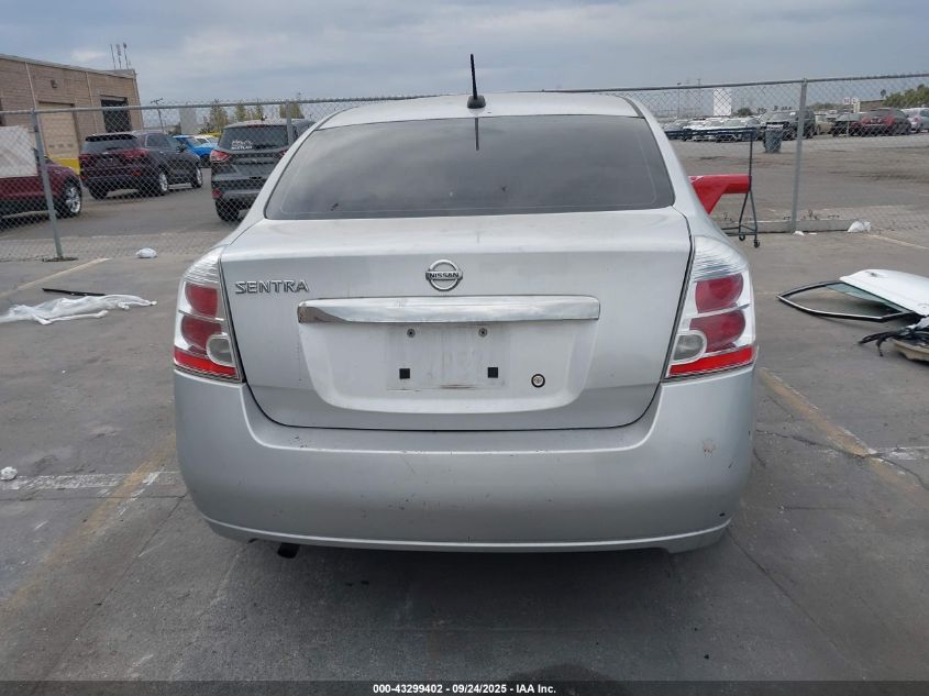 2010 Nissan Sentra 2.0S VIN: 3N1AB6AP7AL667202 Lot: 43299402