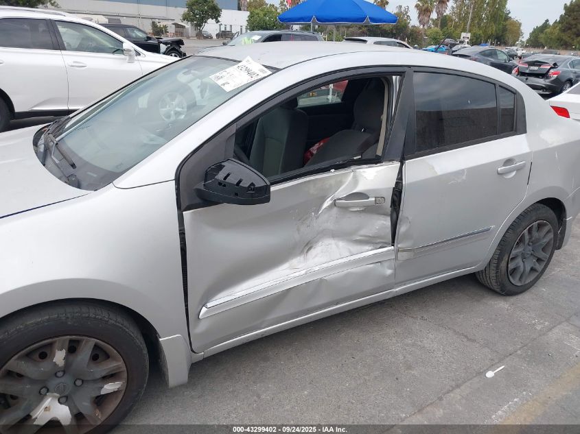 2010 Nissan Sentra 2.0S VIN: 3N1AB6AP7AL667202 Lot: 43299402