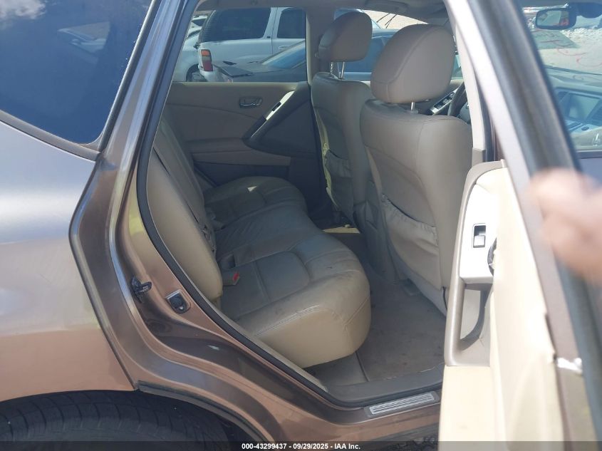 2011 Nissan Murano Sl VIN: JN8AZ1MU6BW064982 Lot: 43299437