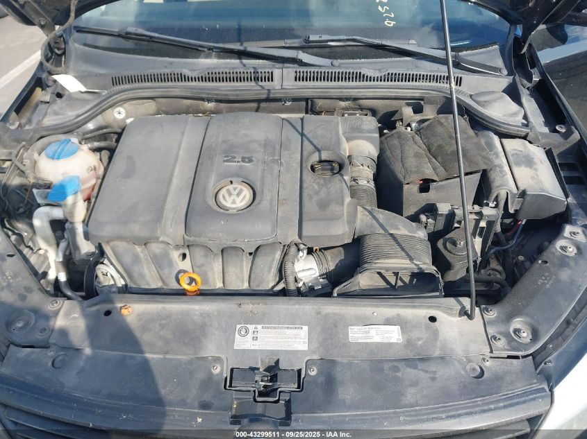 2012 Volkswagen Jetta 2.5L Se VIN: 3VWDX7AJXCM378404 Lot: 43299511