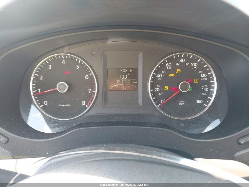 2012 Volkswagen Jetta 2.5L Se VIN: 3VWDX7AJXCM378404 Lot: 43299511