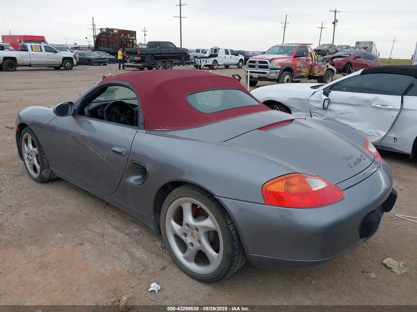 2002 Porsche Boxster S grey cabrio gasoline WP0CB29822U660564 photo #4
