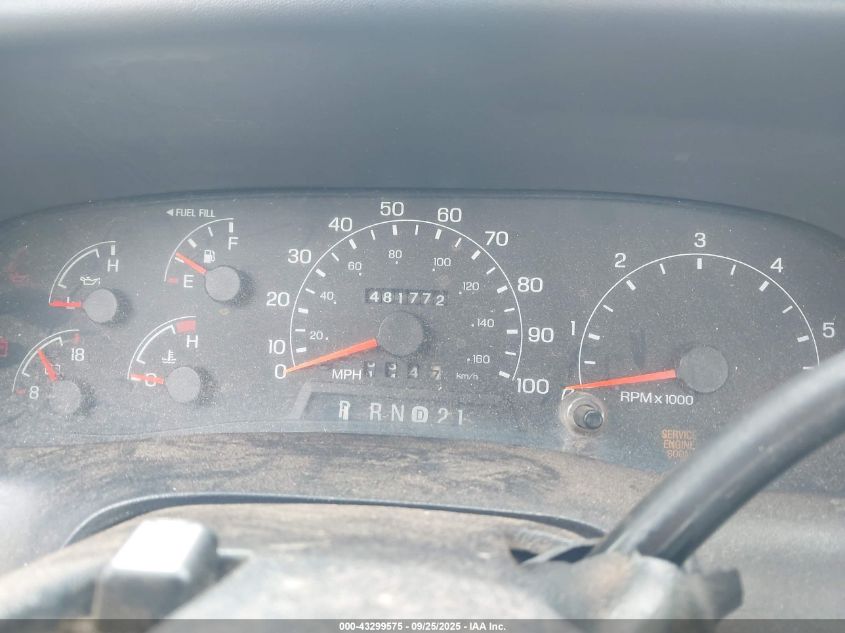 2000 Ford F-250 Lariat/Xl/Xlt VIN: 1FTNF20L8YED93593 Lot: 43299575