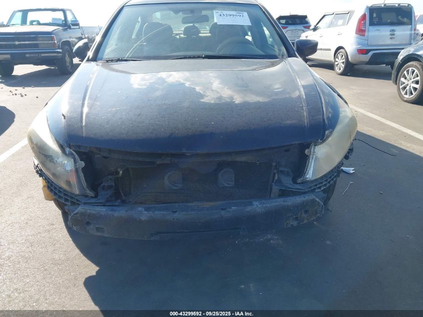 2010 Honda Accord 2.4 Lx VIN: 1HGCP2F3XAA011848 Lot: 43299592