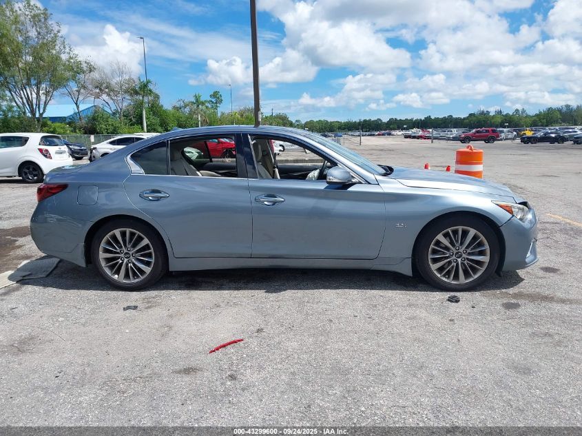 2018 Infiniti Q50 3.0T Luxe VIN: JN1EV7APXJM365505 Lot: 43299600