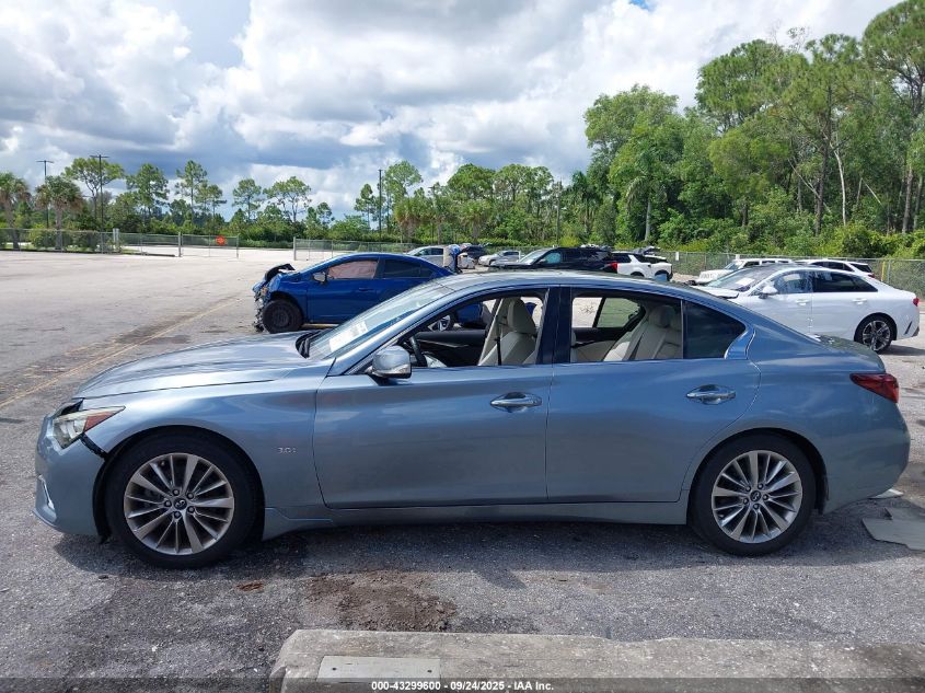 2018 Infiniti Q50 3.0T Luxe VIN: JN1EV7APXJM365505 Lot: 43299600