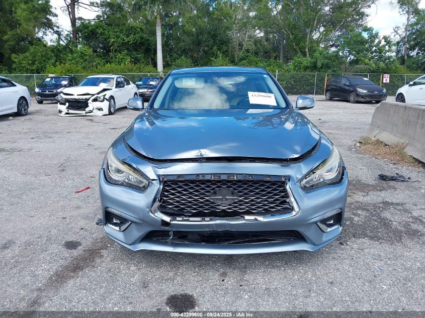 2018 Infiniti Q50 3.0T Luxe VIN: JN1EV7APXJM365505 Lot: 43299600
