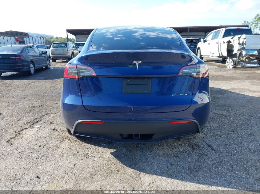 2023 Tesla Model Y Awd/Long Range Dual Motor All-Wheel Drive VIN: 7SAYGDEE7PA137281 Lot: 43299610