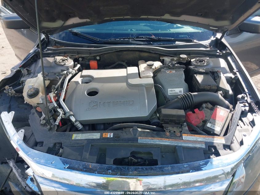 2012 Ford Fusion Hybrid VIN: 3FADP0L39CR197165 Lot: 43299659