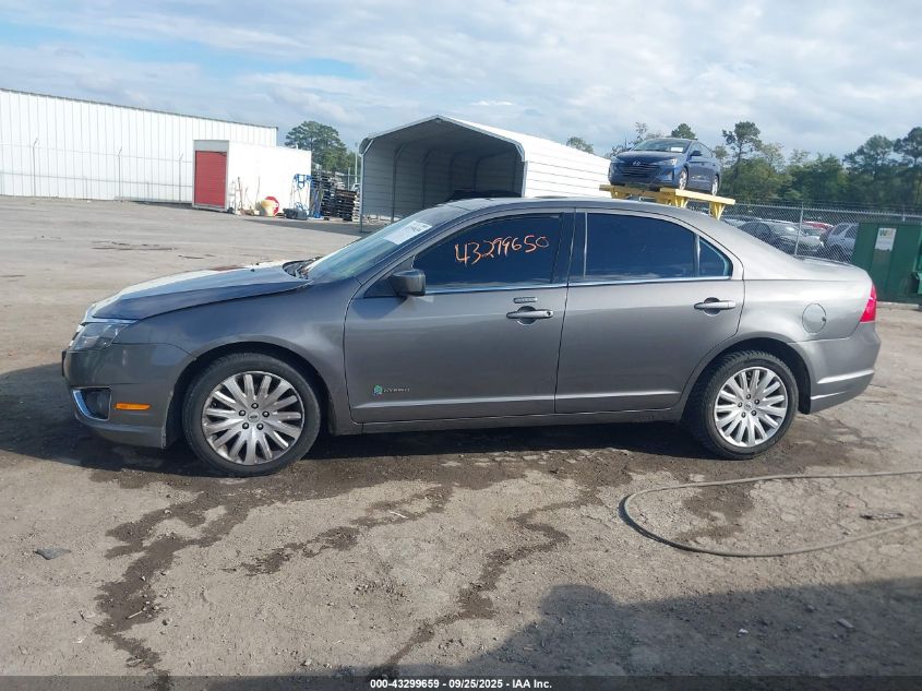 2012 Ford Fusion Hybrid VIN: 3FADP0L39CR197165 Lot: 43299659