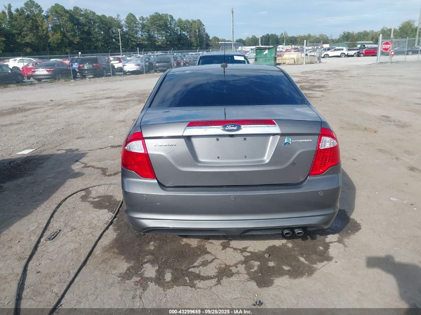 2012 Ford Fusion Hybrid VIN: 3FADP0L39CR197165 Lot: 43299659