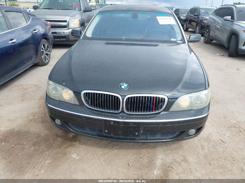 2008 BMW 750Li VIN: WBAHN83588DT79597 Lot: 43299740
