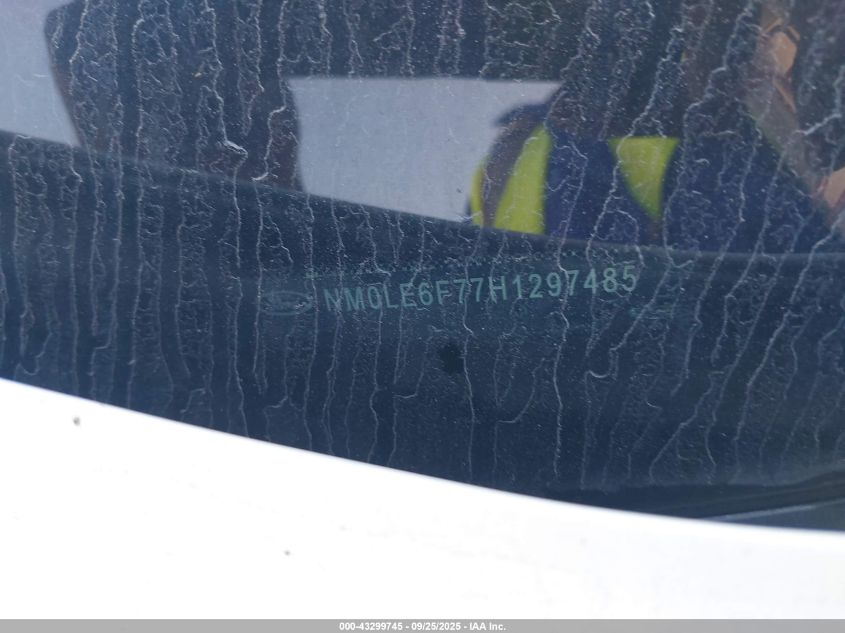 2017 Ford Transit Connect Xlt VIN: NM0LE6F77H1297485 Lot: 43299745