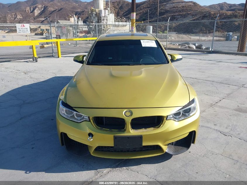 2016 BMW M3 VIN: WBS8M9C50G5E68502 Lot: 43299751