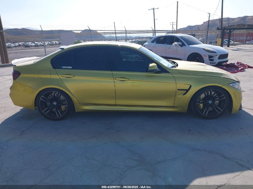 2016 BMW M3 VIN: WBS8M9C50G5E68502 Lot: 43299751