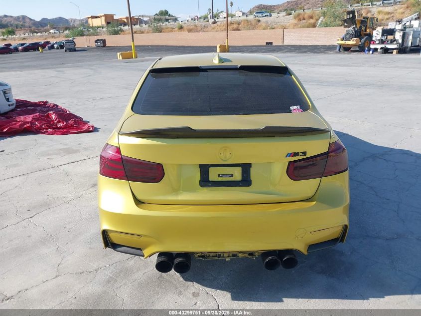 2016 BMW M3 VIN: WBS8M9C50G5E68502 Lot: 43299751