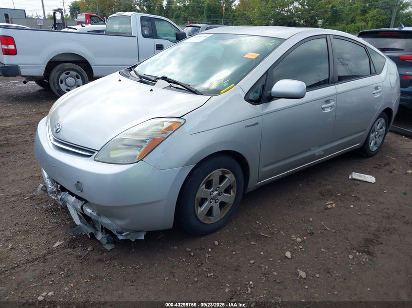 2009 Toyota Prius silver sedan hybrid JTDKB20U393505799 photo #3