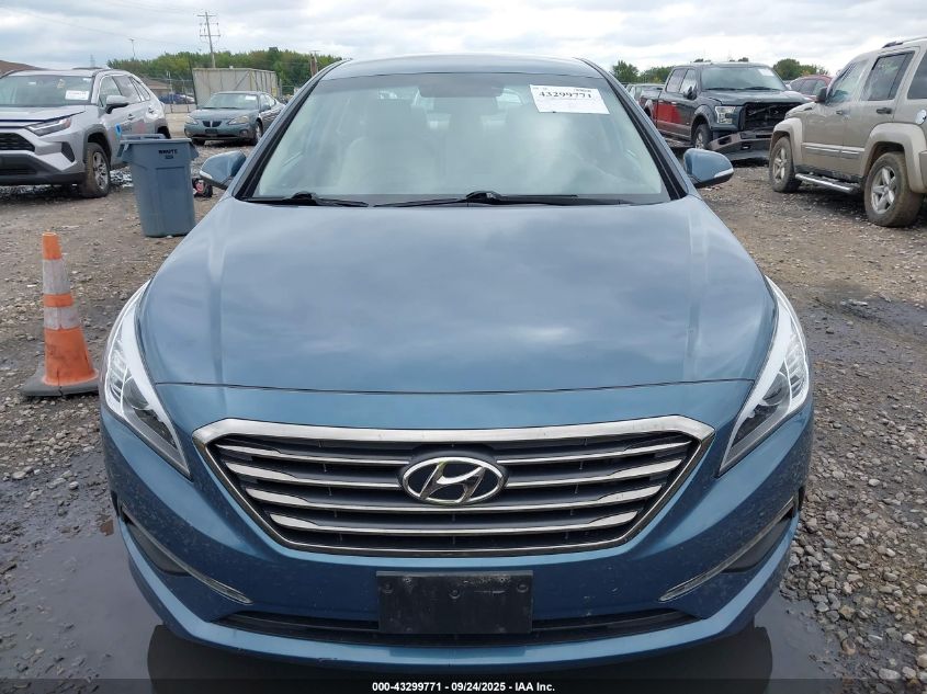 2015 Hyundai Sonata Limited VIN: 5NPE34AF5FH122727 Lot: 43299771