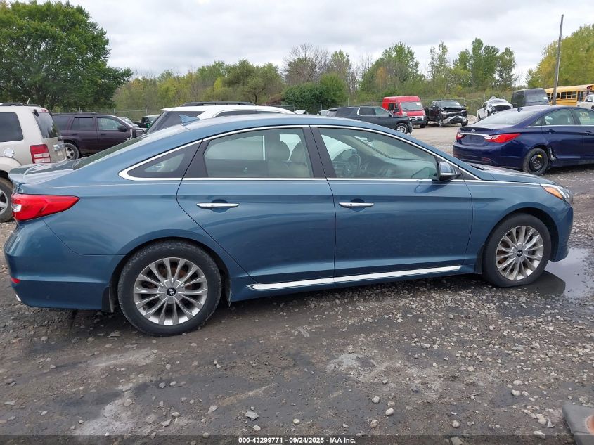 2015 Hyundai Sonata Limited VIN: 5NPE34AF5FH122727 Lot: 43299771