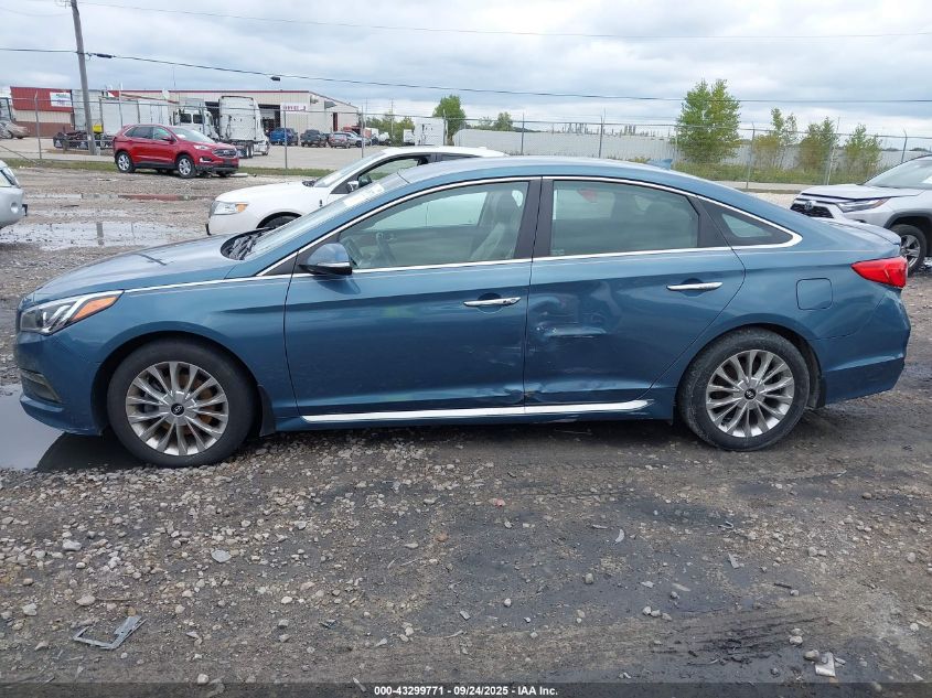 2015 Hyundai Sonata Limited VIN: 5NPE34AF5FH122727 Lot: 43299771