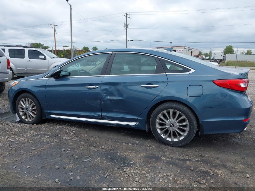 2015 Hyundai Sonata Limited VIN: 5NPE34AF5FH122727 Lot: 43299771