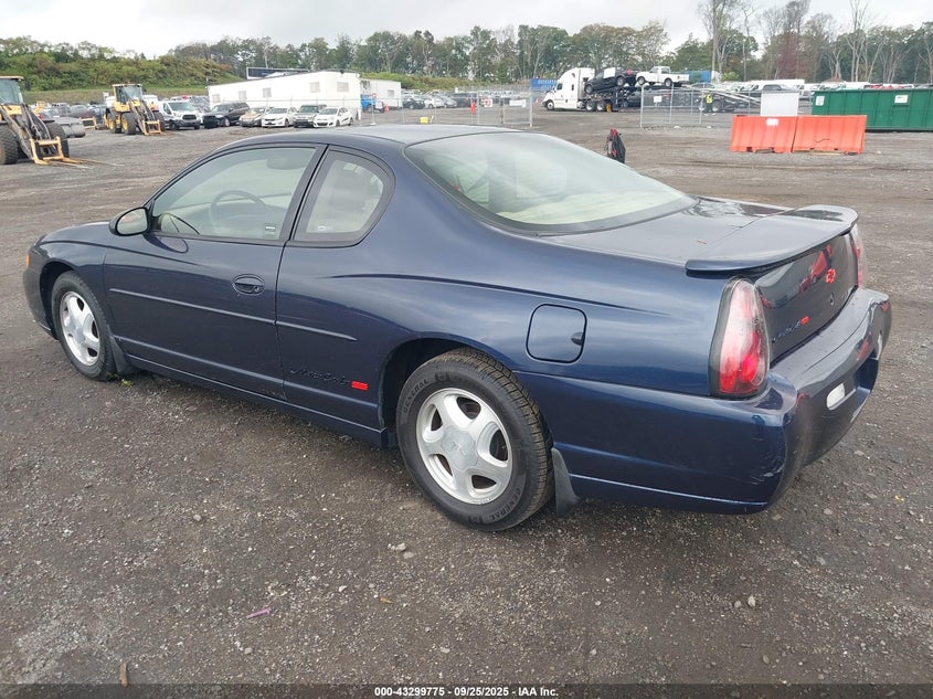 2000 Chevrolet Monte Carlo Ss blue coupe gasoline 2G1WX12K5Y9241699 photo #4