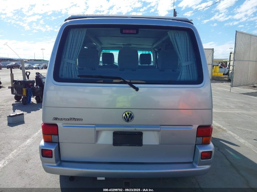 2002 Volkswagen Eurovan Mv VIN: WV2NB47072H007594 Lot: 43299782