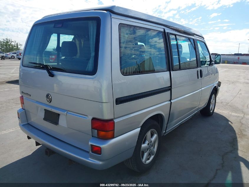2002 Volkswagen Eurovan Mv VIN: WV2NB47072H007594 Lot: 43299782