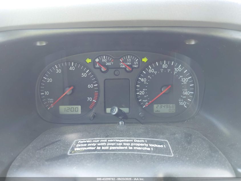 2002 Volkswagen Eurovan Mv VIN: WV2NB47072H007594 Lot: 43299782