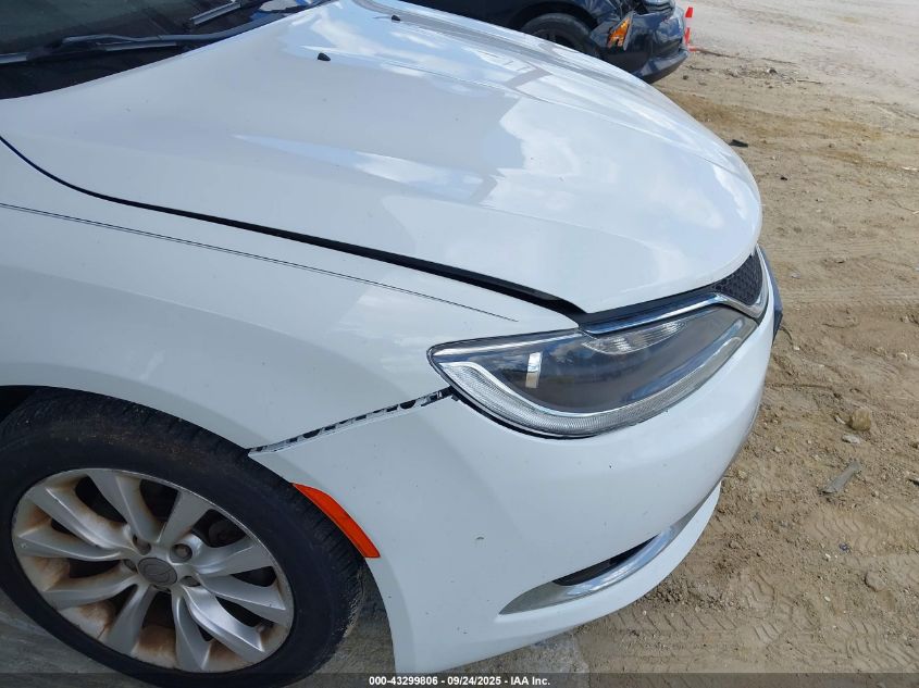 2015 Chrysler 200 C VIN: 1C3CCCCBXFN629185 Lot: 43299806