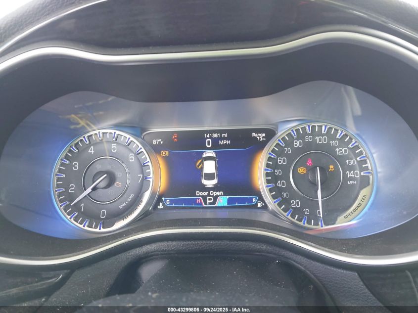 2015 Chrysler 200 C VIN: 1C3CCCCBXFN629185 Lot: 43299806