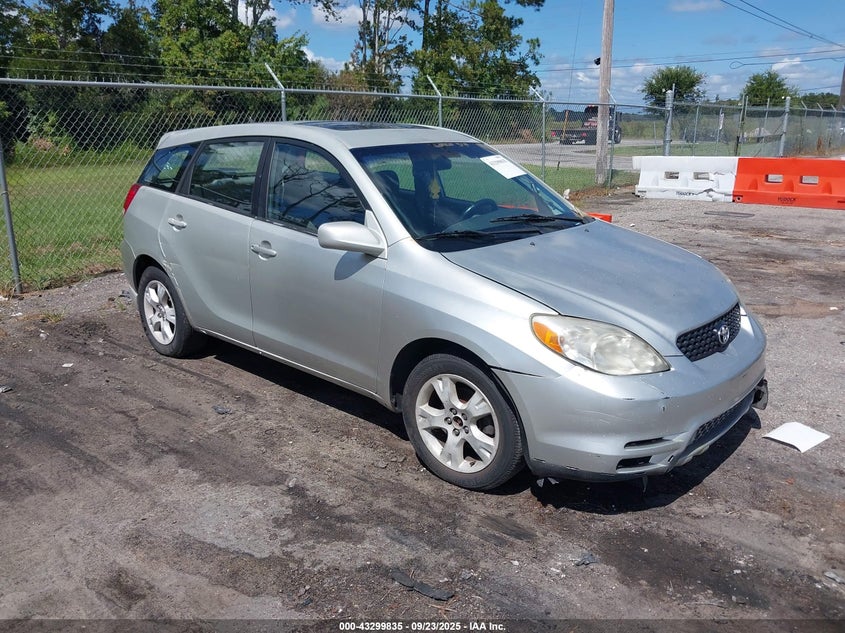 2003 Toyota Matrix Xr grey hatchback gasoline 2T1KR32E63C075577 photo #1