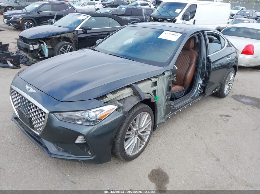 Vin: 00kmtg34laxlu0557, lot: 43794514, genesis g70 elite 20202