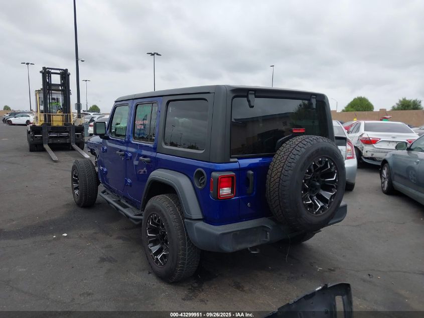 2018 Jeep Wrangler Unlimited Sport 4X4 VIN: 1C4HJXDG2JW183254 Lot: 43299951