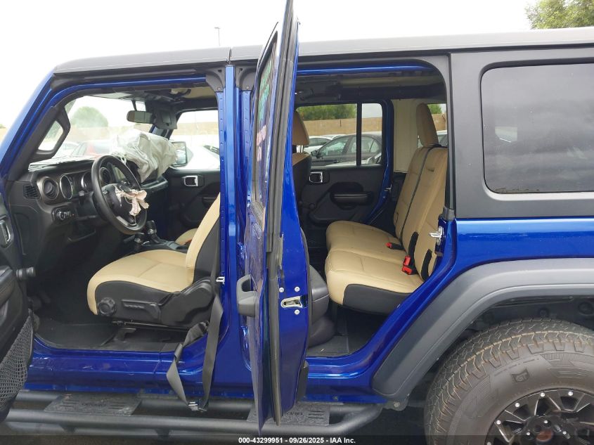 2018 Jeep Wrangler Unlimited Sport 4X4 VIN: 1C4HJXDG2JW183254 Lot: 43299951