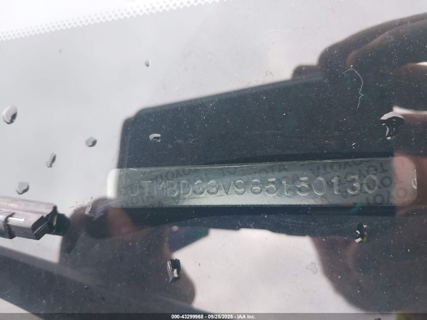 2008 Toyota Rav4 VIN: JTMBD33V985150130 Lot: 43299968