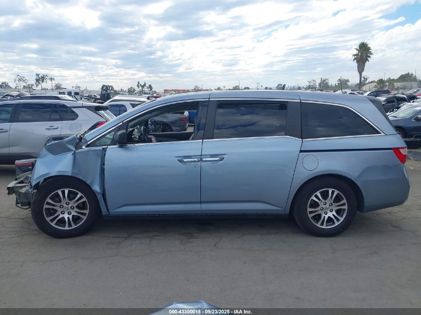 2011 Honda Odyssey Ex-L VIN: 5FNRL5H69BB067978 Lot: 43300015