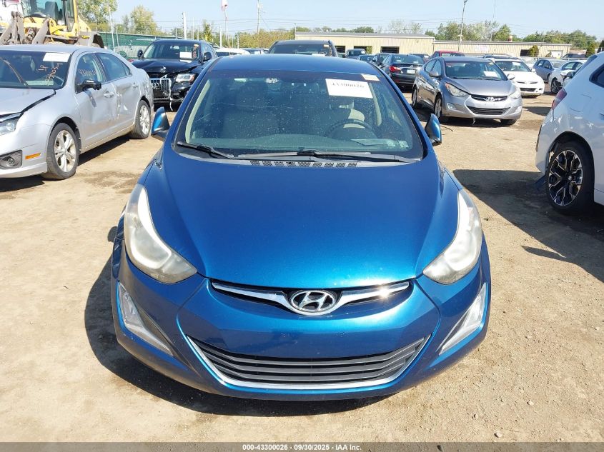 2014 Hyundai Elantra Se VIN: KMHDH4AE5EU111523 Lot: 43300026