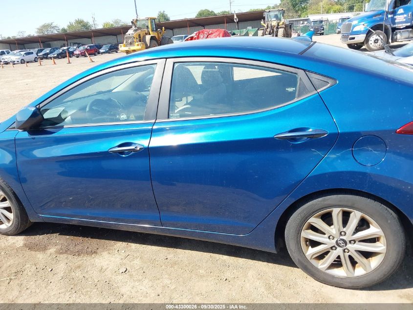 2014 Hyundai Elantra Se VIN: KMHDH4AE5EU111523 Lot: 43300026