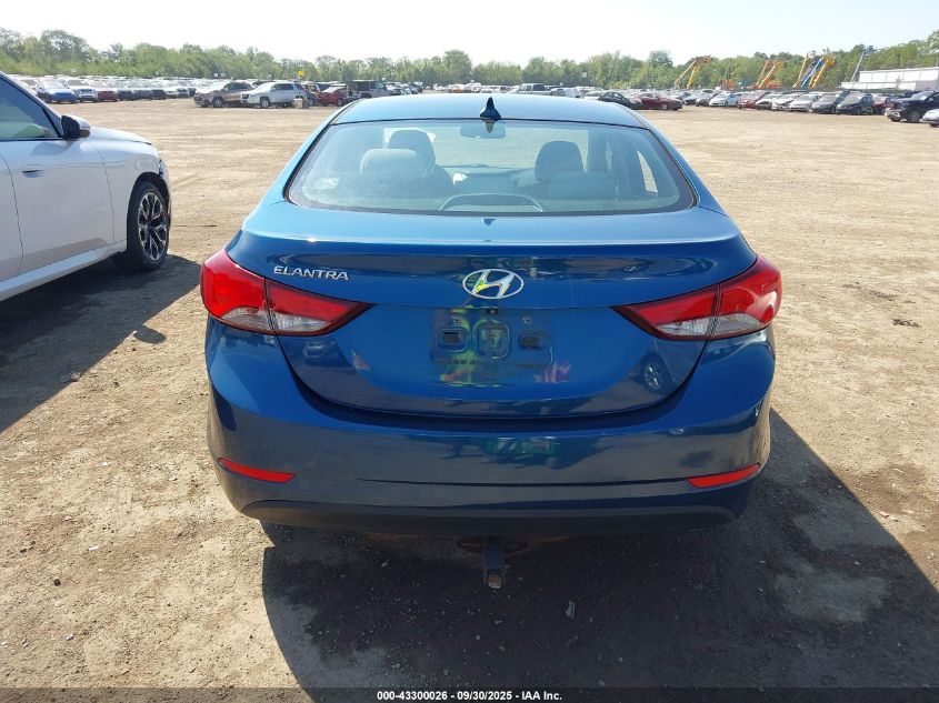 2014 Hyundai Elantra Se VIN: KMHDH4AE5EU111523 Lot: 43300026