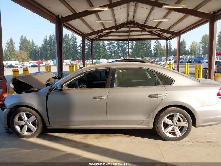 2013 Volkswagen Passat 2.5L Se VIN: 1VWBP7A38DC071860 Lot: 43300060