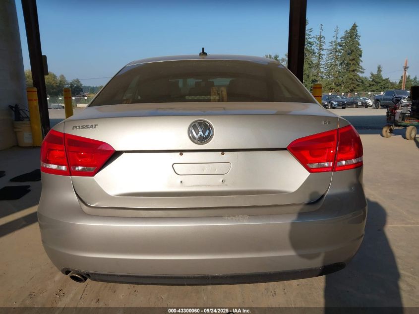 2013 Volkswagen Passat 2.5L Se VIN: 1VWBP7A38DC071860 Lot: 43300060