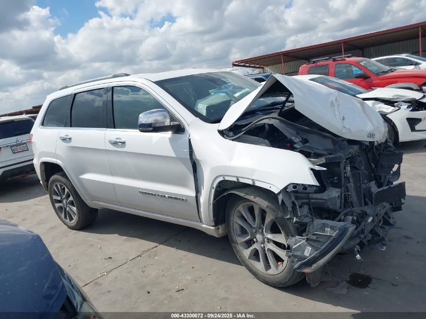 2017 Jeep Grand Cherokee Overland 4X4 VIN: 1C4RJFCG2HC942478 Lot: 43300072