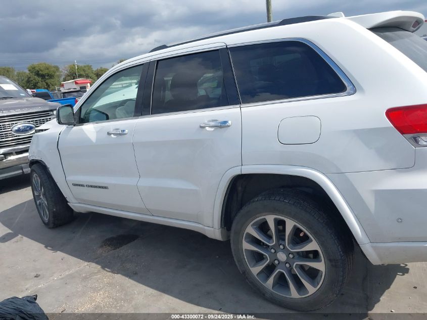 2017 Jeep Grand Cherokee Overland 4X4 VIN: 1C4RJFCG2HC942478 Lot: 43300072