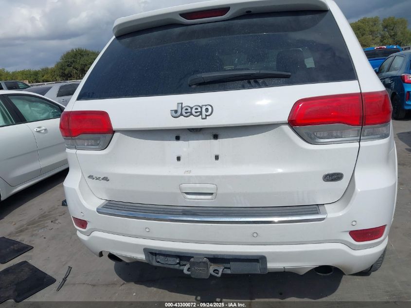 2017 Jeep Grand Cherokee Overland 4X4 VIN: 1C4RJFCG2HC942478 Lot: 43300072