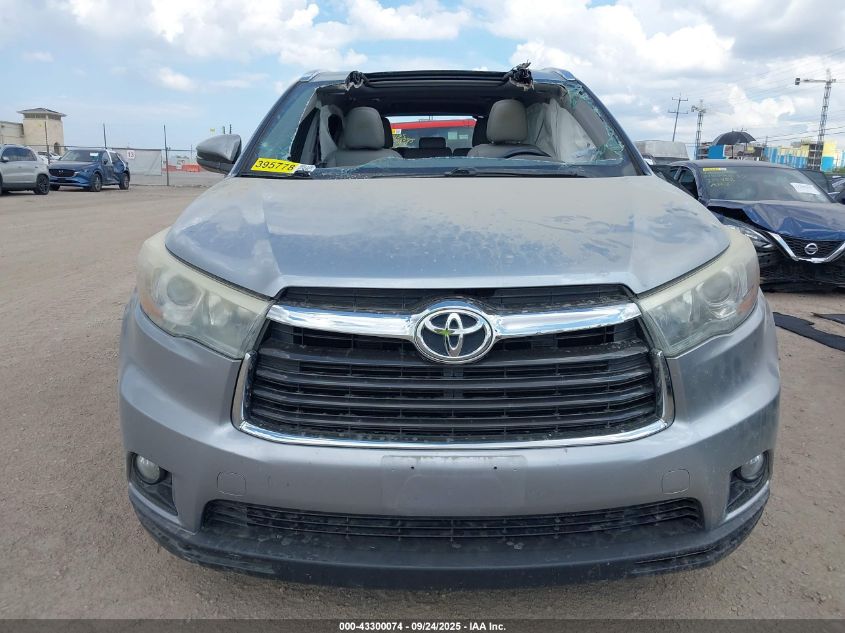 2016 Toyota Highlander Xle V6 VIN: 5TDKKRFH0GS502941 Lot: 43300074